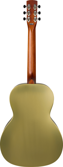 Gretsch G9202 Honey Dipper Special, Brass Body Resonator Guitar, Bell Bronze - Fair Deal Music
