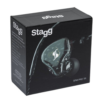 Stagg SPM-PRO TR In-Ear Stage Monitors - Transparent - Fair Deal Music