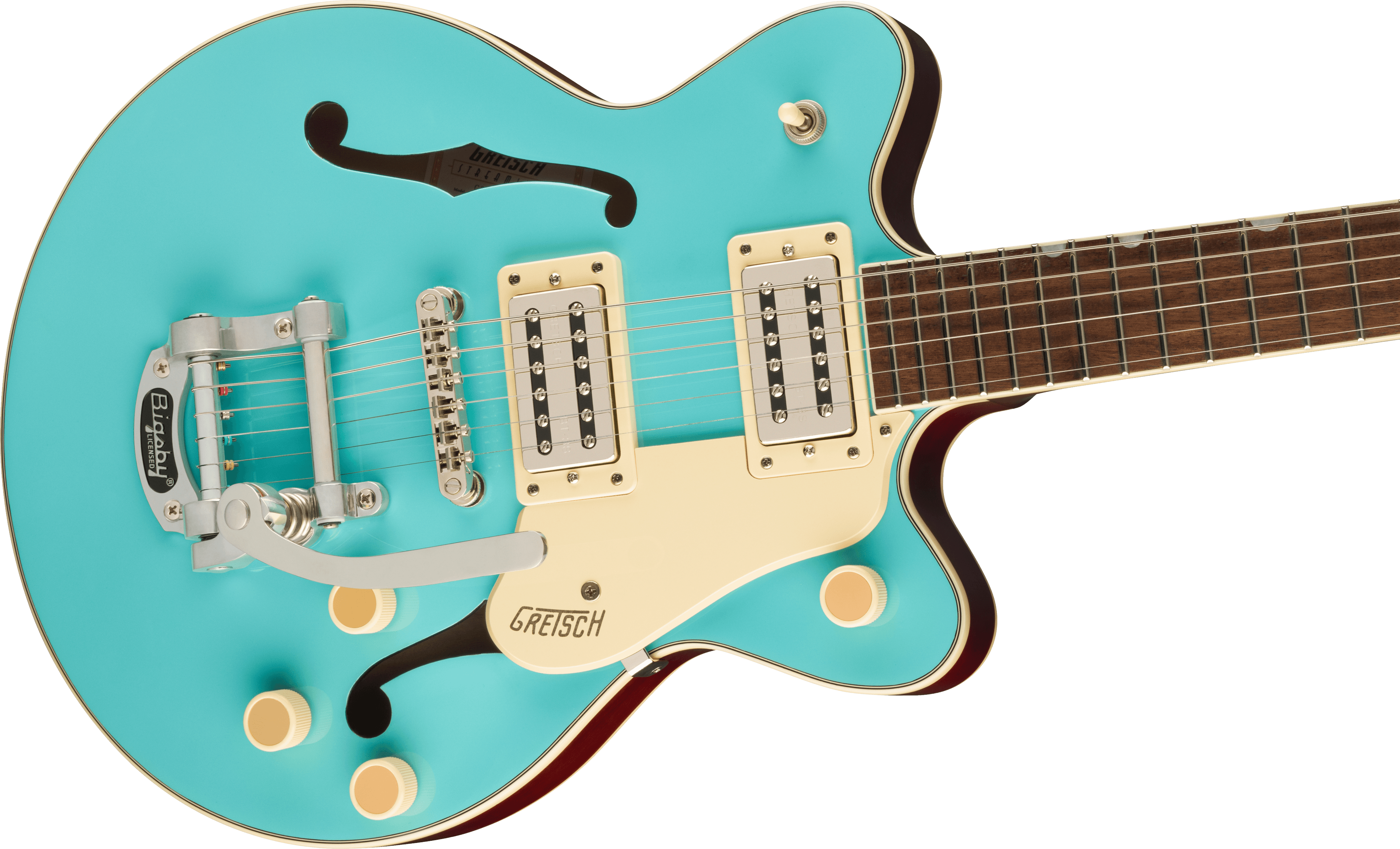 Gretsch G2655T Streamliner Centre-Block Junior Double Cutaway w/ Bigsby, Tropico - Fair Deal Music