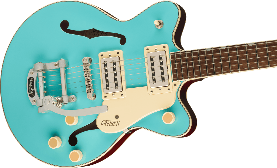 Gretsch G2655T Streamliner Centre-Block Junior Double Cutaway w/ Bigsby, Tropico - Fair Deal Music
