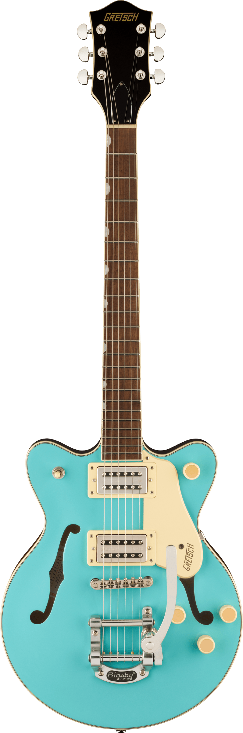 Gretsch G2655T Streamliner Centre-Block Junior Double Cutaway w/ Bigsby, Tropico - Fair Deal Music