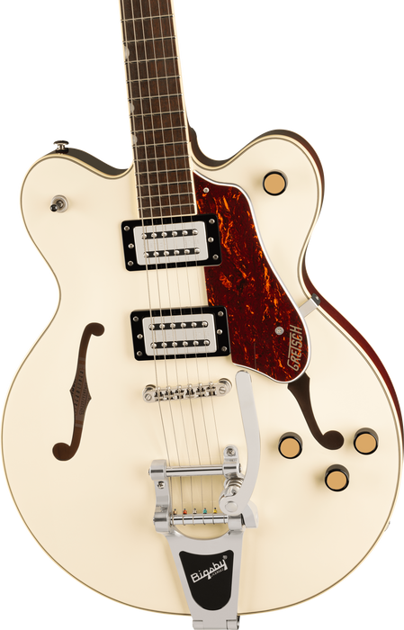 Gretsch G2622T Streamliner Center Block Double-Cut with Bigsby in Vintage White Electric Guitar - Fair Deal Music