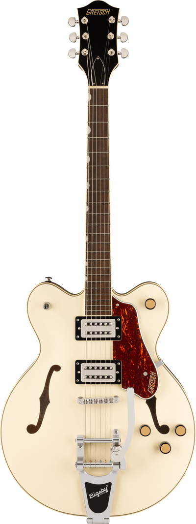 Gretsch G2622T Streamliner Center Block Double-Cut with Bigsby in Vintage White Electric Guitar - Fair Deal Music