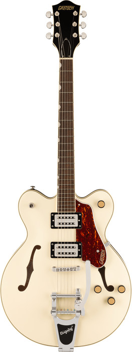 Gretsch G2622T Streamliner Center Block Double-Cut with Bigsby in Vintage White Electric Guitar - Fair Deal Music