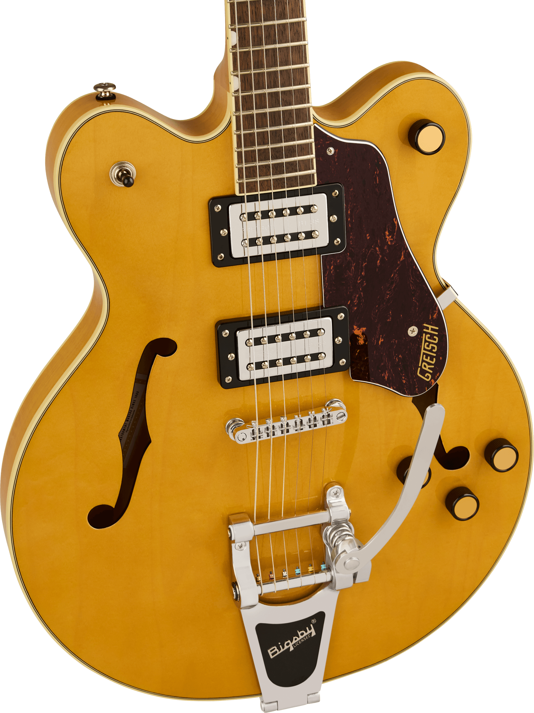 Gretsch G2622T Streamliner Center Block Double-Cut with Bigsby in Village Amber Electric Guitar - Fair Deal Music