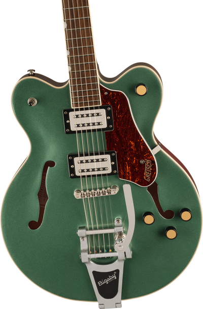 Gretsch G2622T Streamliner Center Block Double-Cut with Bigsby in Steel Olive Electric Guitar - Fair Deal Music