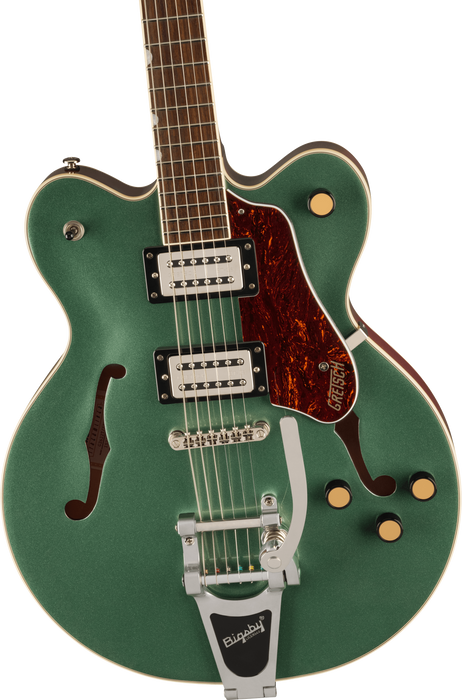 Gretsch G2622T Streamliner Center Block Double-Cut with Bigsby in Steel Olive Electric Guitar - Fair Deal Music
