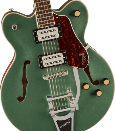 Gretsch G2622T Streamliner Center Block Double-Cut with Bigsby in Steel Olive Electric Guitar - Fair Deal Music