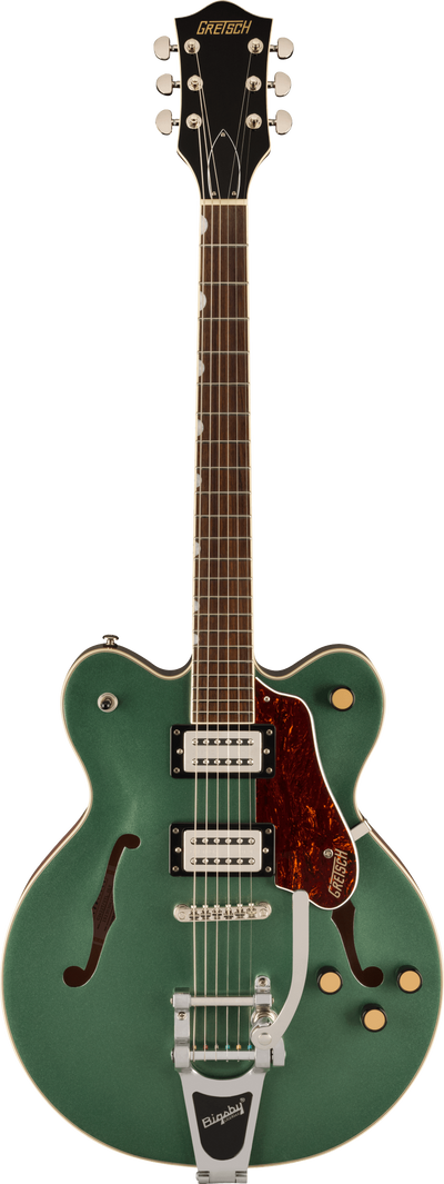Gretsch G2622T Streamliner Center Block Double-Cut with Bigsby in Steel Olive Electric Guitar - Fair Deal Music