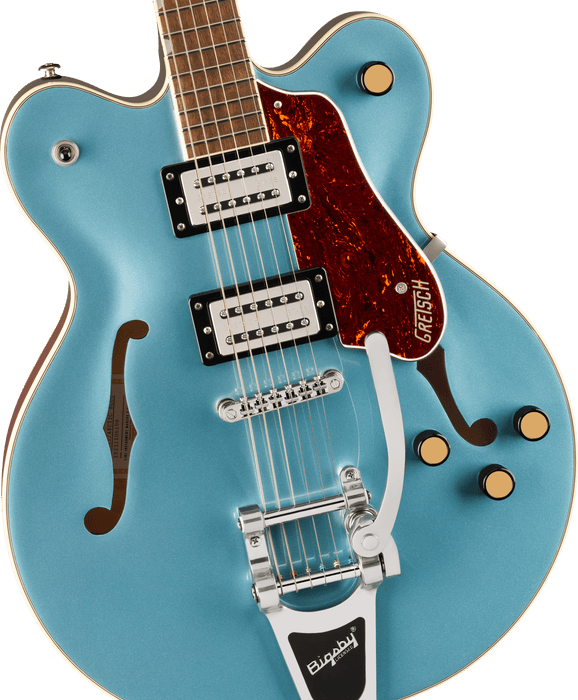 Gretsch G2622T Streamliner™ Center Block Double-Cut with Bigsby®, Laurel Fingerboard, Broad’Tron™ BT-3S Pickups, Arctic Blue - Fair Deal Music