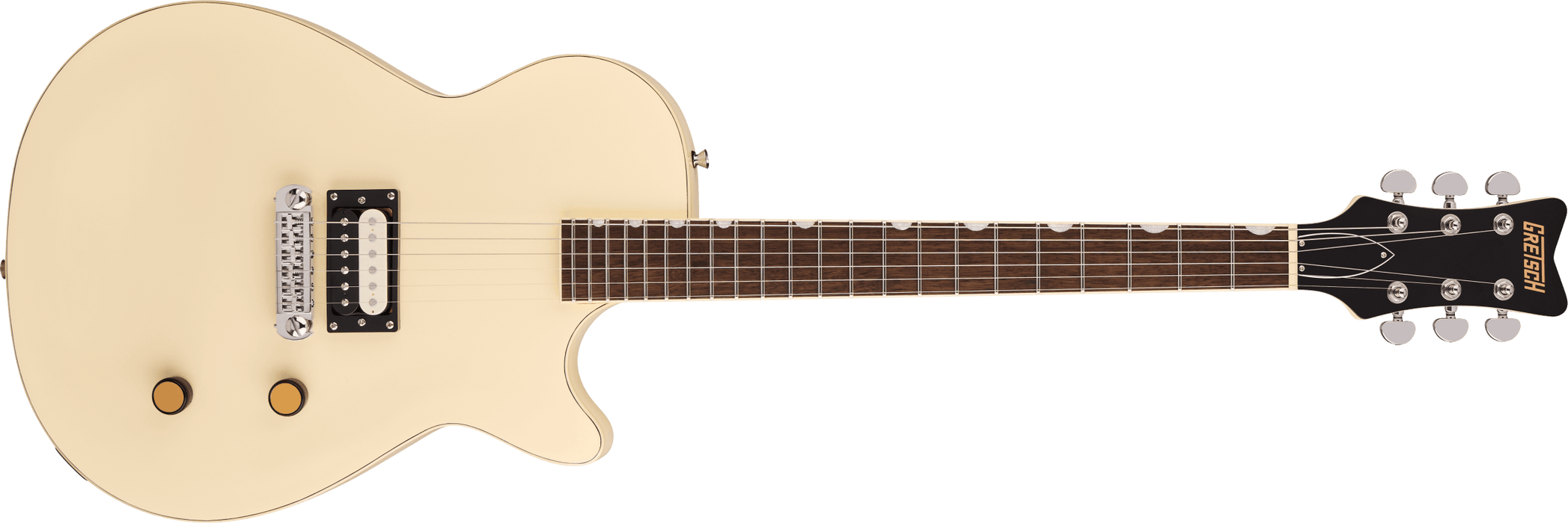 Gretsch Streamliner™ Jet™ 1 Pickup, Laurel Fingerboard, Vintage White - Fair Deal Music