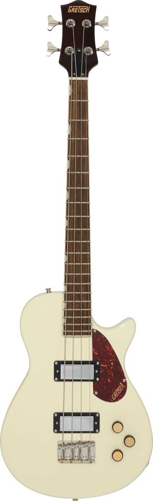 Gretsch Streamliner Jet Club Bass Single-Cut, Vintage White - Fair Deal Music