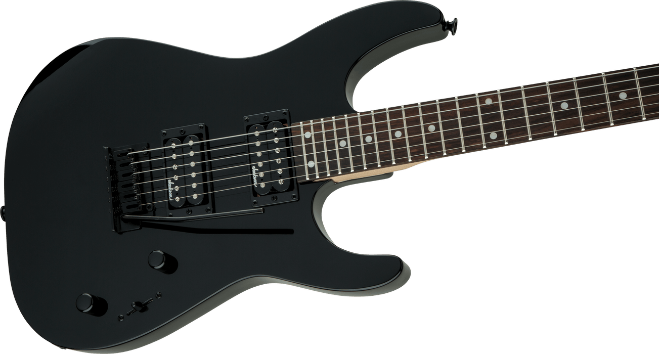 Jackson JS Series Dinky® JS12, Amaranth Fingerboard, Gloss Black Electric Guitar - Fair Deal Music