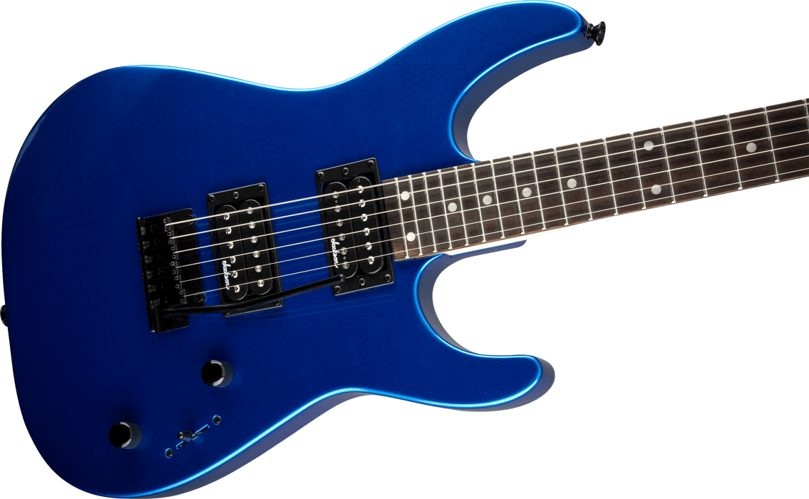 Jackson JS Series Dinky® JS12, Amaranth Fingerboard, Metallic Blue Electric Guitar - Fair Deal Music