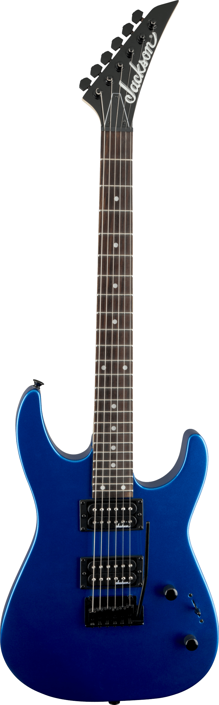 Jackson JS Series Dinky® JS12, Amaranth Fingerboard, Metallic Blue Electric Guitar - Fair Deal Music