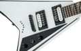 Jackson JS Series Rhoads JS32T, Amaranth Fingerboard, White with Black Bevels - Fair Deal Music