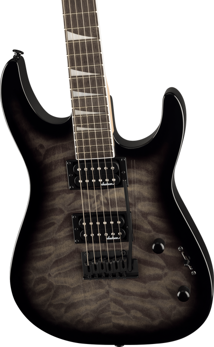Jackson JS Series Dinky JS20 DKQ 2PT, Transparent Black Burst Electric Guitar - Fair Deal Music
