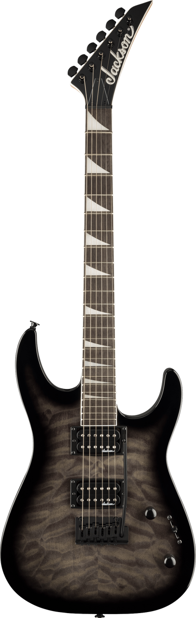 Jackson JS Series Dinky JS20 DKQ 2PT, Transparent Black Burst Electric Guitar - Fair Deal Music