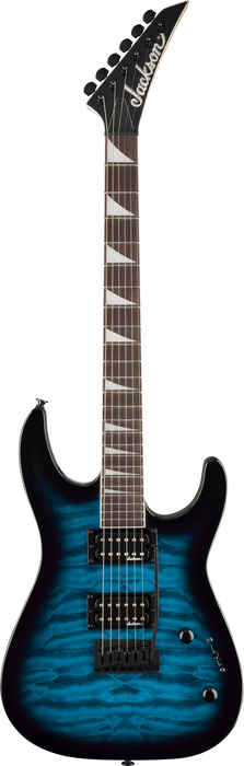 Jackson JS Series Dinky JS20 DKQ 2PT, Transparent Blue Burst Electric Guitar - Fair Deal Music