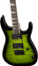 Jackson JS Series Dinky JS20 DKQ 2PT, Transparent Green Burst Electric Guitar - Fair Deal Music