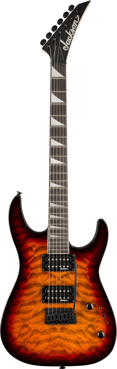 Jackson JS Series Dinky JS20 DKQ 2PT, Transparent Tobacco Burst Electric Guitar - Fair Deal Music