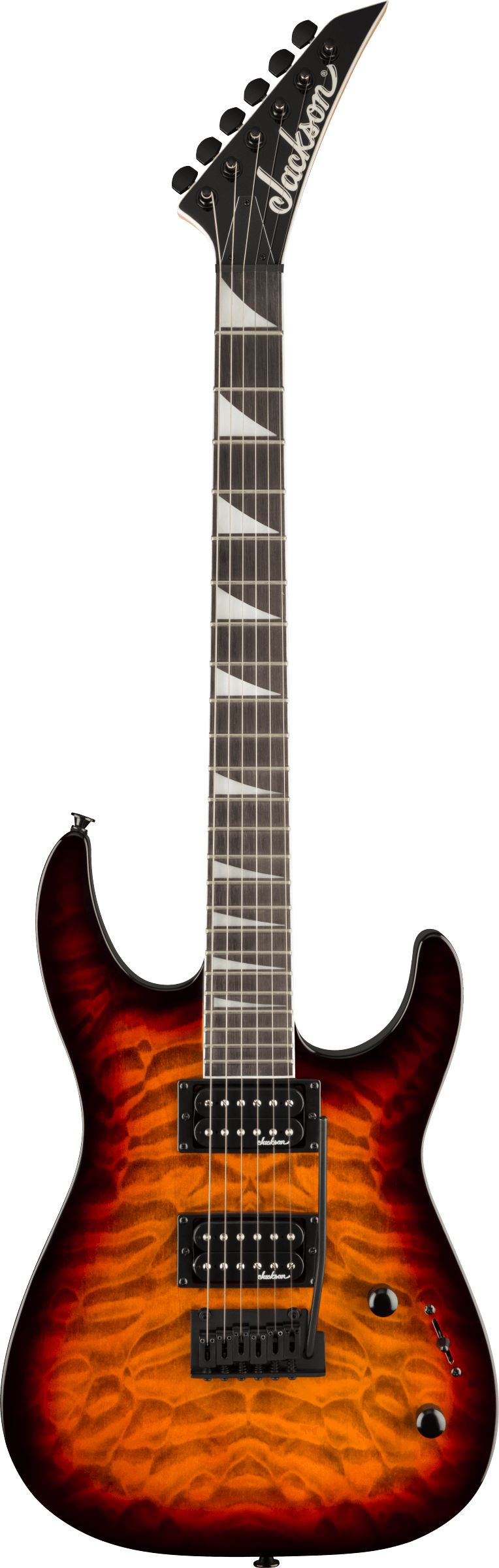 Jackson JS Series Dinky JS20 DKQ 2PT, Transparent Tobacco Burst Electric Guitar - Fair Deal Music