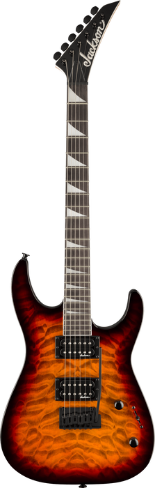 Jackson JS Series Dinky JS20 DKQ 2PT, Transparent Tobacco Burst Electric Guitar - Fair Deal Music