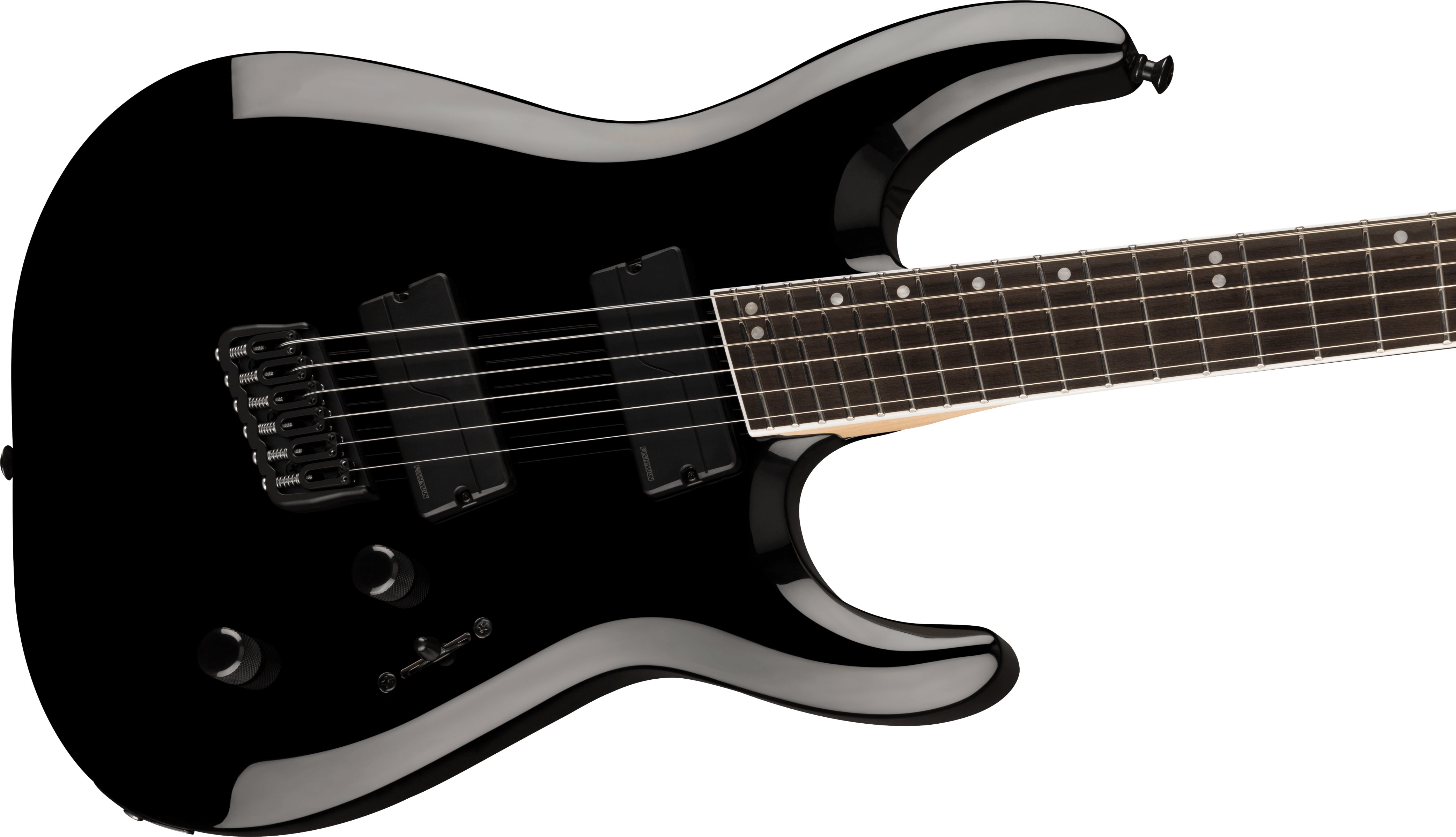 Jackson Pro Plus Series DK Modern MS HT6, Ebony Fingerboard, Gloss Black, Electric Guitar - Fair Deal Music