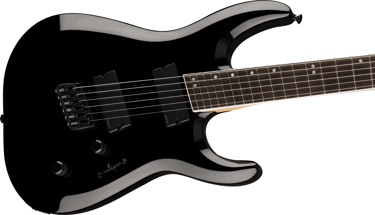 Jackson Pro Plus Series DK Modern MS HT6, Ebony Fingerboard, Gloss Black - Fair Deal Music