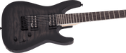 Jackson JS Series Dinky® Arch Top JS22Q-7 DKA HT, Amaranth Fingerboard, Transparent Black Burst - Fair Deal Music