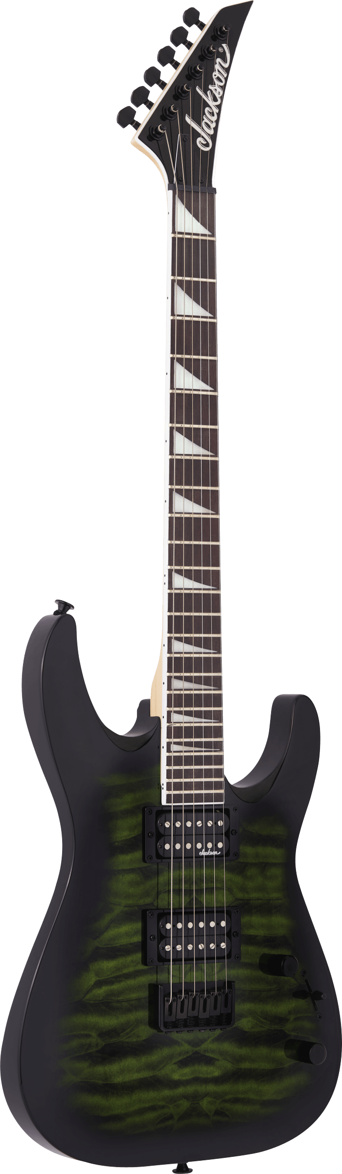 Jackson JS Series Dinky® Arch Top JS32Q DKA HT Transparent Green Burst Electric Guitar - Fair Deal Music