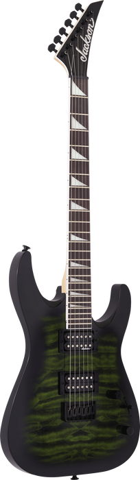 Jackson JS Series Dinky® Arch Top JS32Q DKA HT Transparent Green Burst Electric Guitar - Fair Deal Music