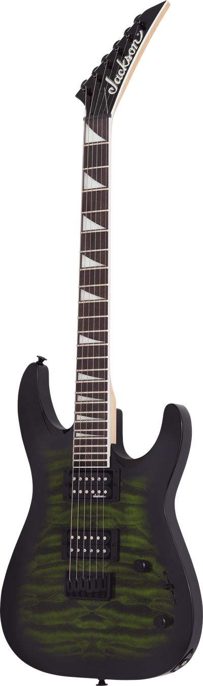 Jackson JS Series Dinky® Arch Top JS32Q DKA HT Transparent Green Burst Electric Guitar - Fair Deal Music