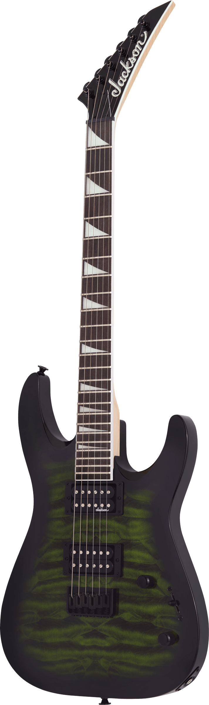 Jackson JS Series Dinky® Arch Top JS32Q DKA HT Transparent Green Burst Electric Guitar - Fair Deal Music