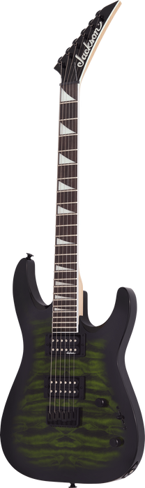 Jackson JS Series Dinky® Arch Top JS32Q DKA HT Transparent Green Burst Electric Guitar - Fair Deal Music