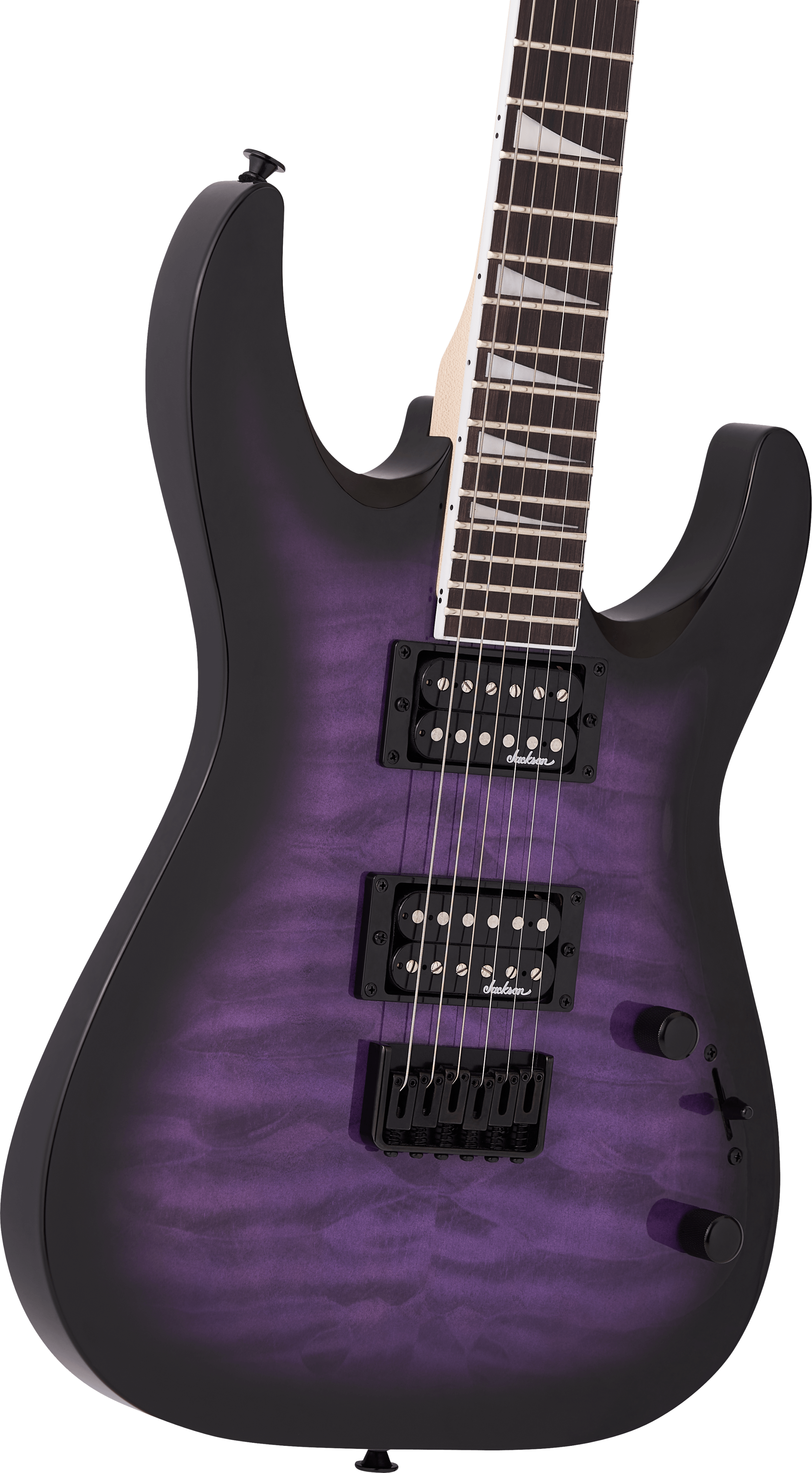 Jackson JS Series Dinky® Arch Top JS32Q DKA HT Transparent Purple Burst Electric Guitar - Fair Deal Music