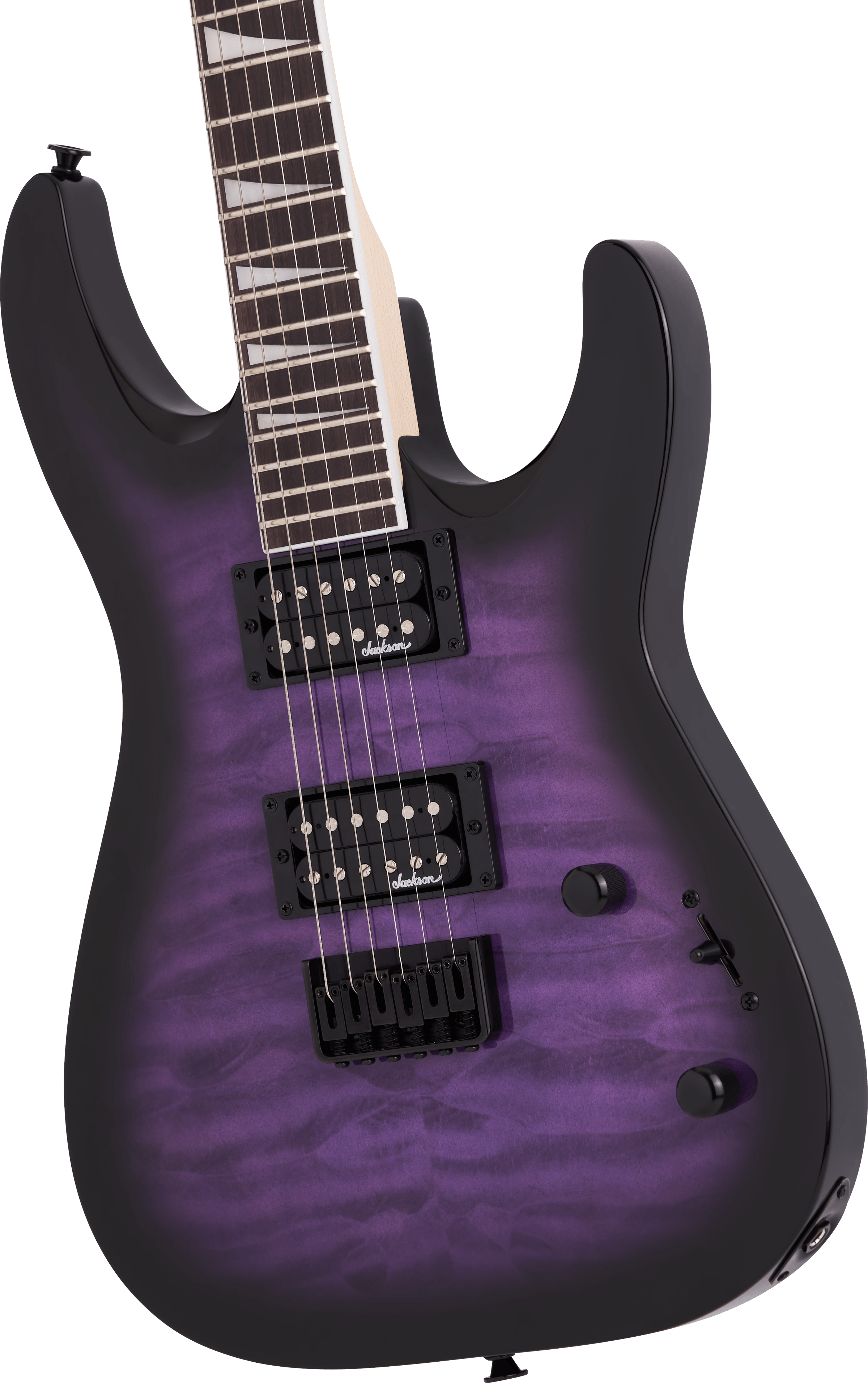Jackson JS Series Dinky® Arch Top JS32Q DKA HT Transparent Purple Burst Electric Guitar - Fair Deal Music