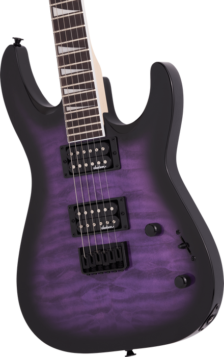 Jackson JS Series Dinky® Arch Top JS32Q DKA HT Transparent Purple Burst Electric Guitar - Fair Deal Music