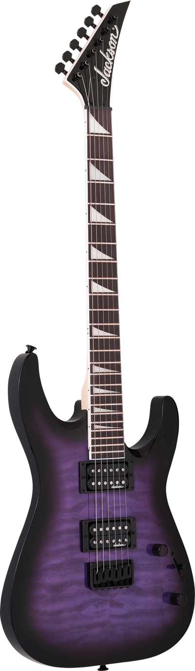 Jackson JS Series Dinky® Arch Top JS32Q DKA HT Transparent Purple Burst Electric Guitar - Fair Deal Music