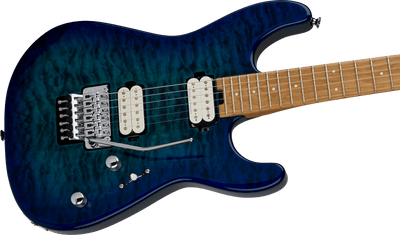 Charvel Pro Mod Plus San Dimas Style 1 HH FR CM in Chlorine Burst, Open Box, Electric Guitar - Fair Deal Music