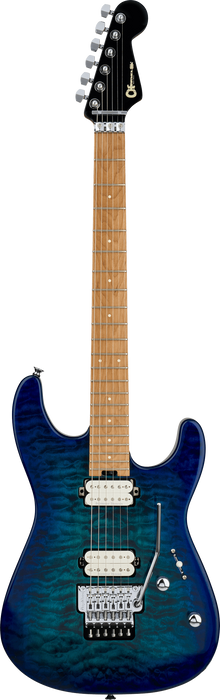 Charvel Pro Mod Plus San Dimas Style 1 HH FR CM in Chlorine Burst, Open Box, Electric Guitar - Fair Deal Music