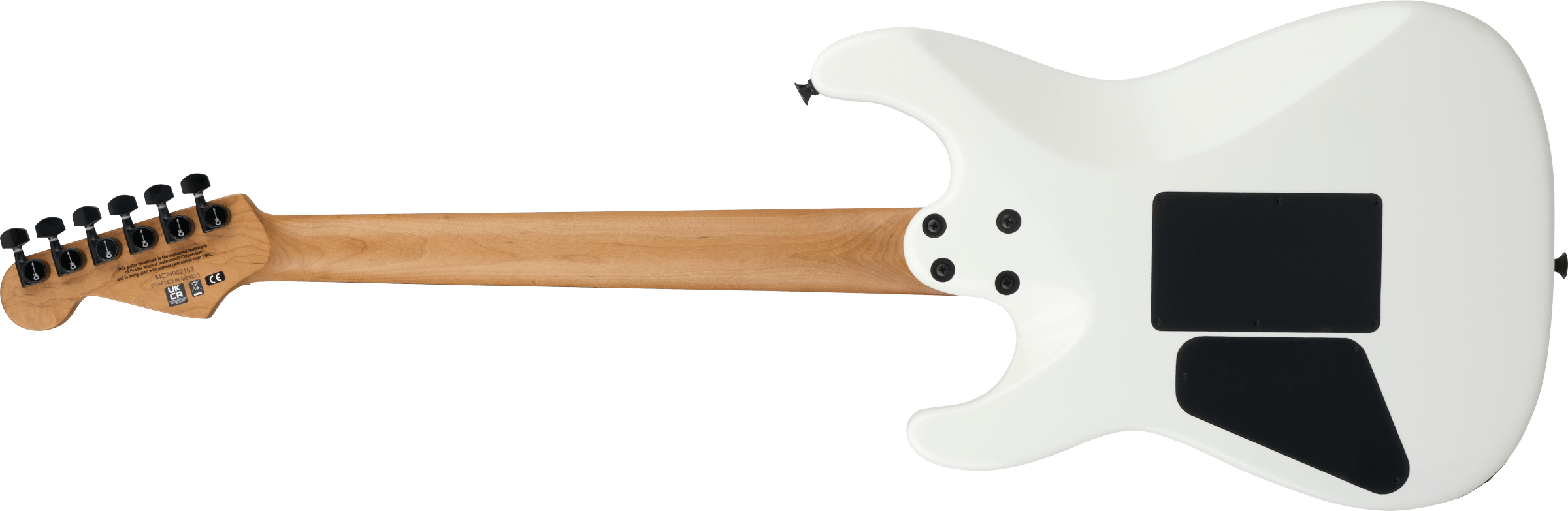 Charvel Pro-Mod So-Cal Style 1 HH FR M, Maple Fingerboard, Snow White, Electric Guitar - Fair Deal Music