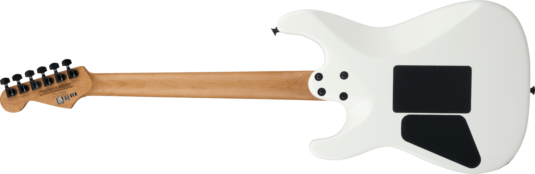 Charvel Pro-Mod So-Cal Style 1 HH FR M, Maple Fingerboard, Snow White, Electric Guitar - Fair Deal Music