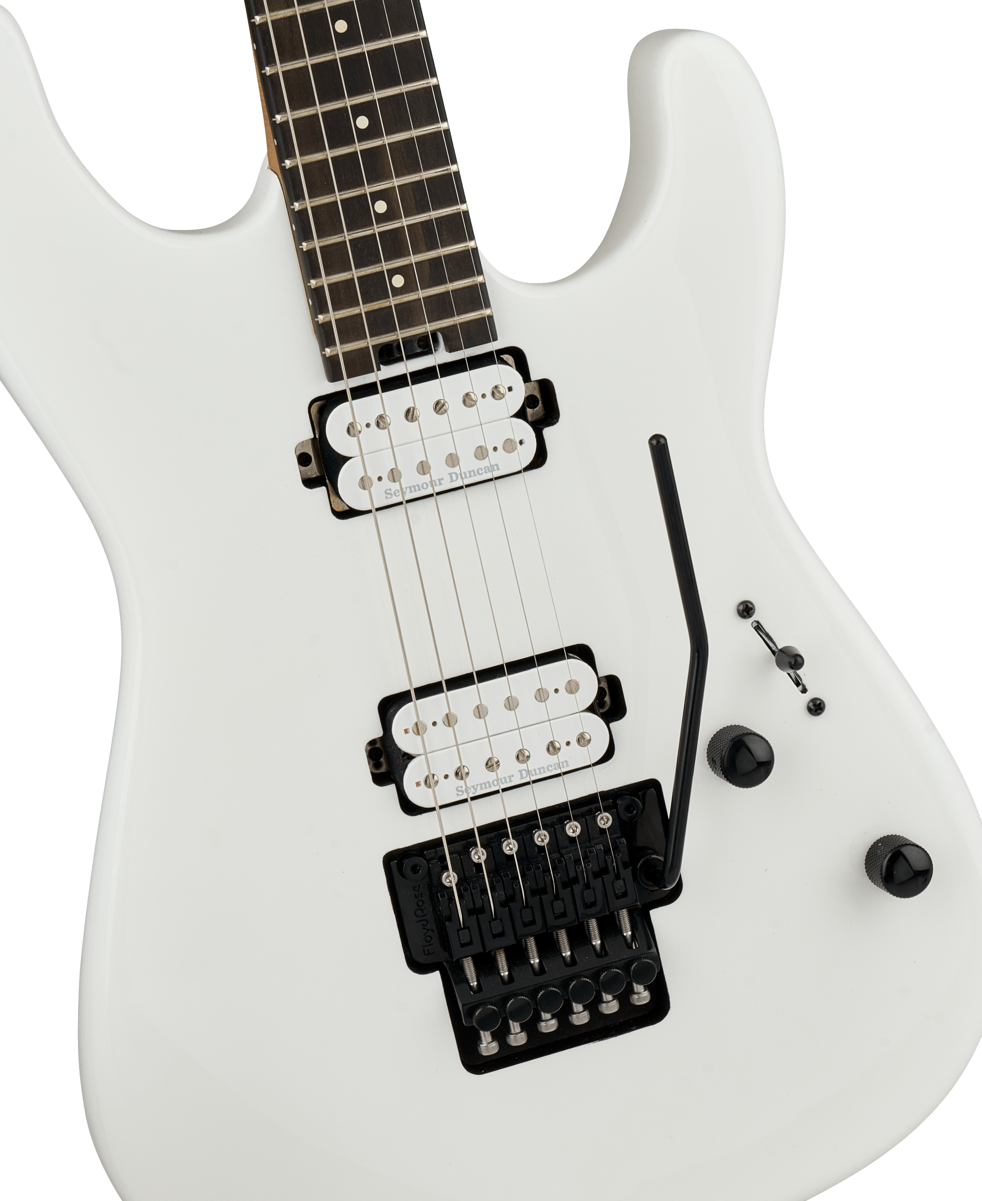 Charvel Pro-Mod So-Cal Style 1 HH FR M, Maple Fingerboard, Snow White, Electric Guitar - Fair Deal Music