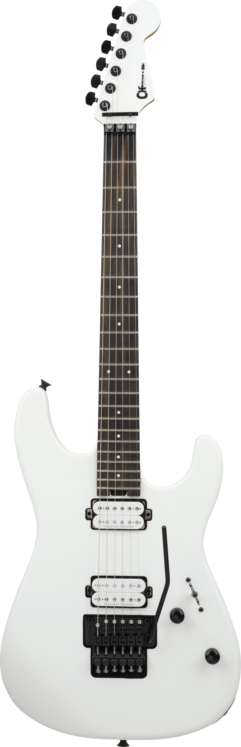 Charvel Pro-Mod So-Cal Style 1 HH FR M, Maple Fingerboard, Snow White, Electric Guitar - Fair Deal Music