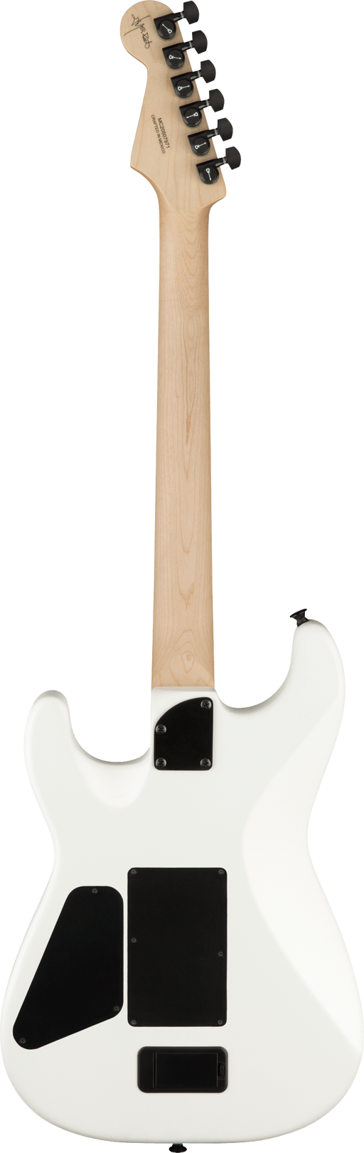Charvel Jim Root Signature Pro Mod San Dimas Style 1 HH FR E, Ebony Fingerboard, Satin White, Ex Display - Fair Deal Music