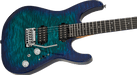 Charvel Pro-Mod Plus DK24 HH 2PT EB QM, Ebony Fingerboard - Chlorine Burst - Fair Deal Music