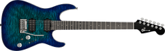 Charvel Pro-Mod Plus DK24 HH 2PT EB QM, Ebony Fingerboard - Chlorine Burst - Fair Deal Music