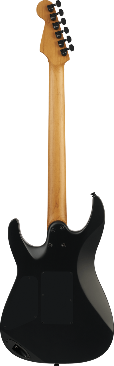 EMBARGO 19/8/2026 Charvel Pro-Mod Plus Dinky® DK24 HH FR EB, Ebony Fingerboard - Satin Black - Fair Deal Music