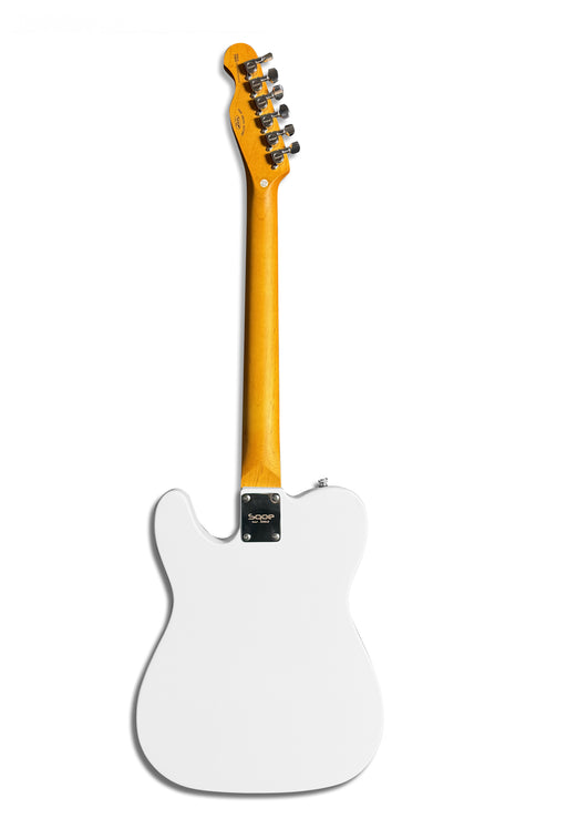 SQOE SETL250 T-Style Electric Guitar White - Fair Deal Music